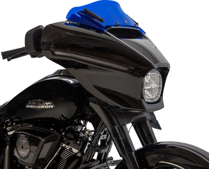 Klock Werks Kolor Flare 6.5" Blue Windshield fits 2023-2025 Harley Street Glide