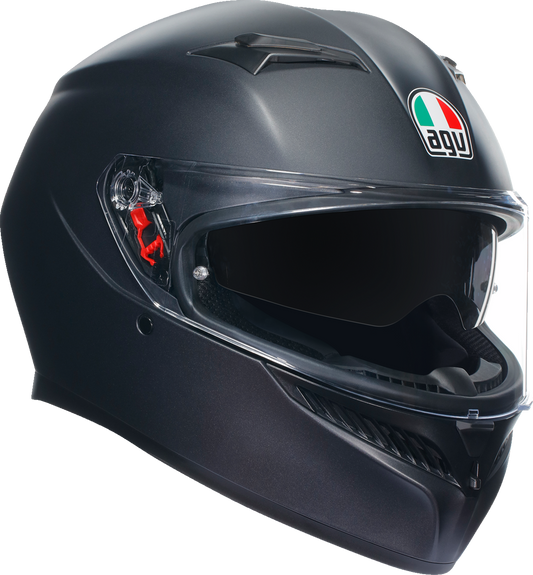 AGV K3 Mono Matte Black Unisex Adult Motorcycle Street Race Full Face Helmet