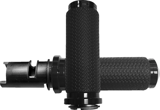 Avon Memory Foam Black TBW Handlebar Grips for 2023-2025 Harley Touring Softail