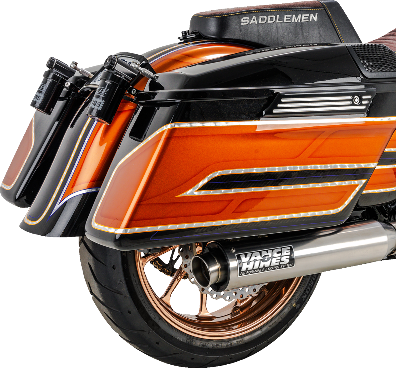 Vance & Hines Super Sport 2-1 Exhaust System for 2017-2024 Harley Touring M8