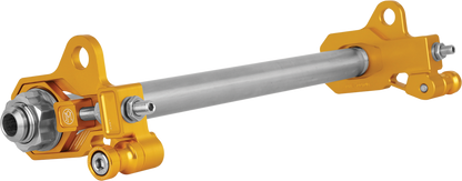 Performance Machine Gold Rear Axle Adjuster Kit for 2009-2023 Harley Touring