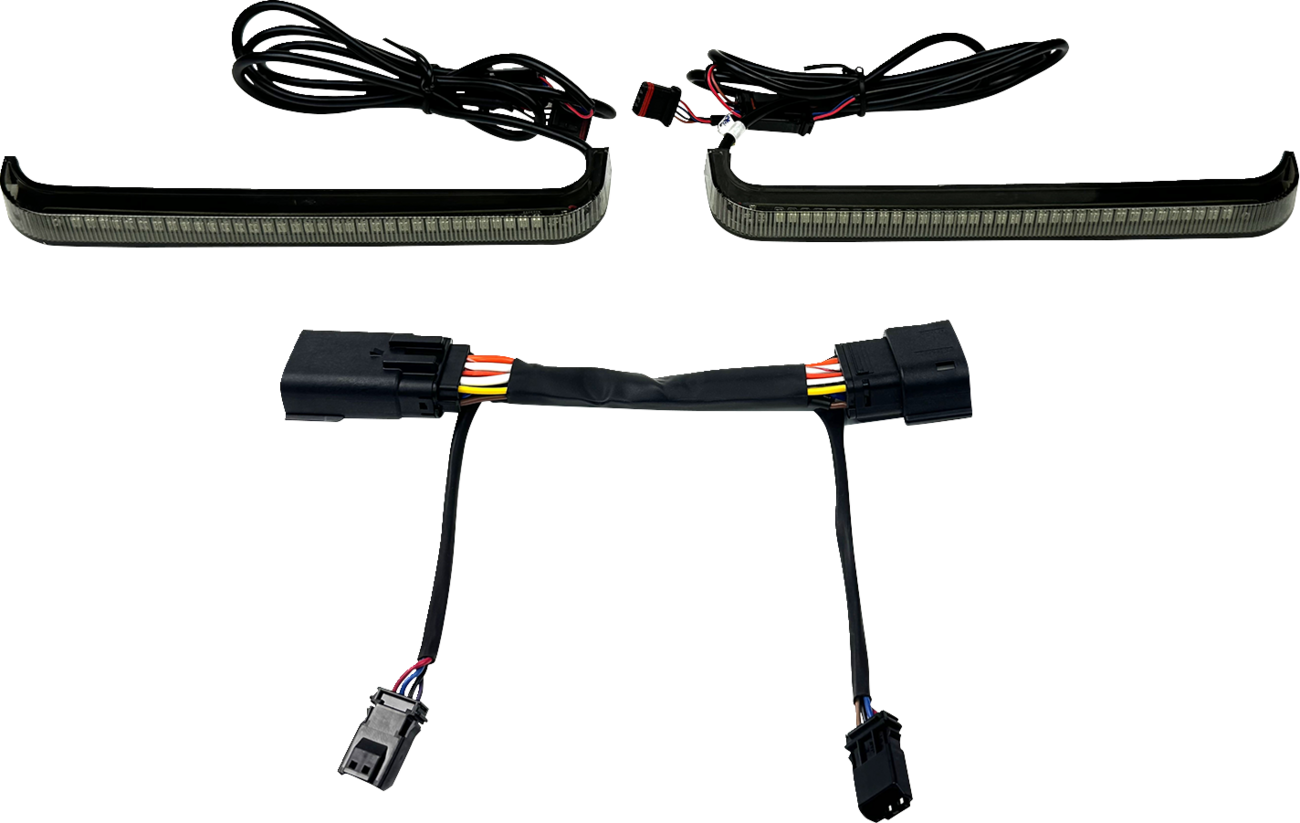 Custom Dynamics Low Profile LED Smoke Saddlebag Lights 2023-2025 Harley Touring