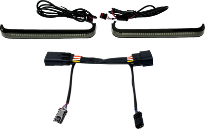 Custom Dynamics Low Profile LED Smoke Saddlebag Lights 2023-2025 Harley Touring