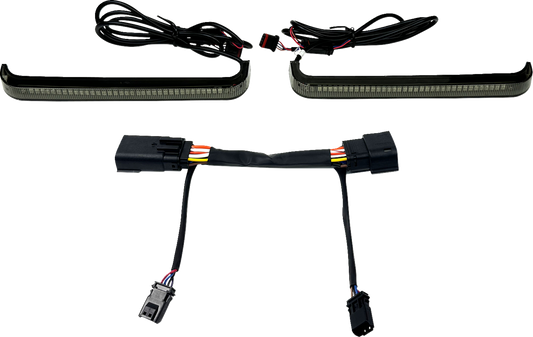 Custom Dynamics Low Profile LED Smoke Saddlebag Lights 2023-2025 Harley Touring
