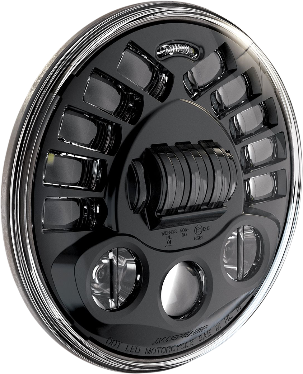 Custom Dynamics ProBEAM 5.75 Black LED Adaptive Headlight for 1957-2022 Harley