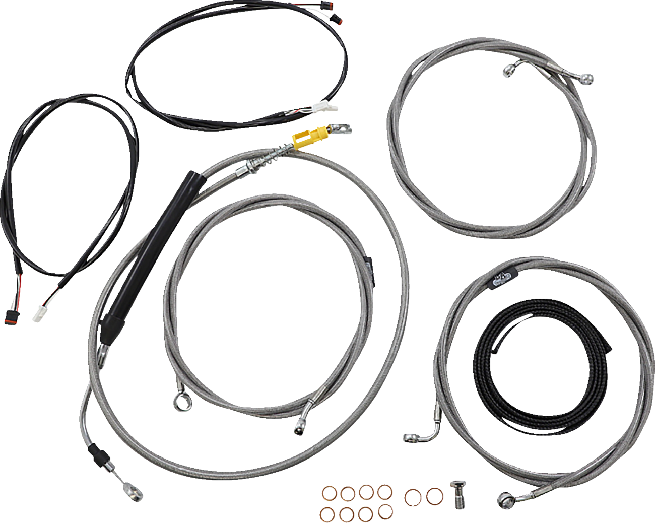 La Choppers 18"-20" Ape Hanger Plug & Play Cable Kit 2021-2023 Harley Road Glide
