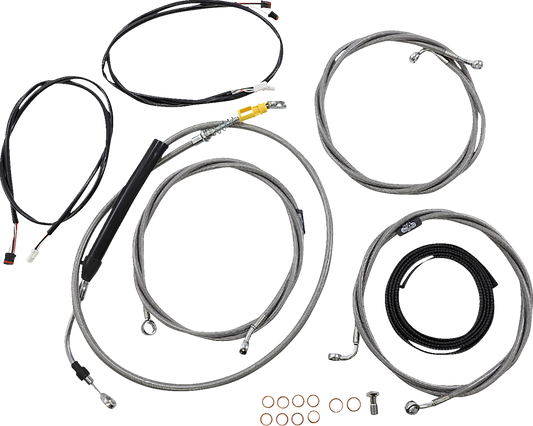 La Choppers 15"-17" Ape Hanger Plug & Play Cable Kit 2021-2023 Harley Road Glide