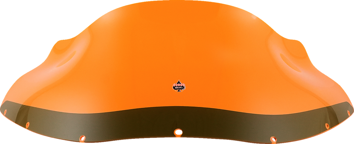 Klock Werks Kolor Flare 9" Orange Ice Windshield fits Harley FXRP Style Fairing