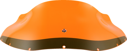 Klock Werks Kolor Flare 9" Orange Ice Windshield fits Harley FXRP Style Fairing