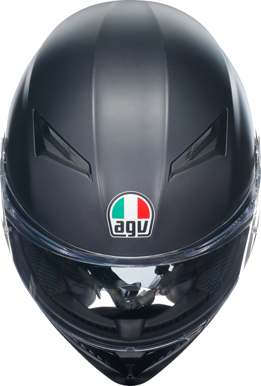 AGV K3 Mono Matte Black Unisex Adult Motorcycle Street Race Full Face – JT's Cycle Parts