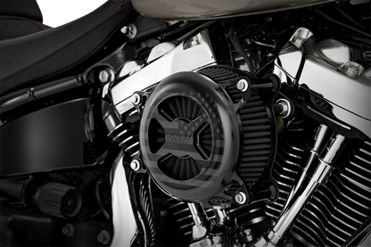 Vance & Hines Black VO2 America Air Filter Cleaner Kit 2017-2024 Harley Touring