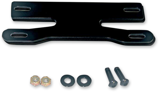 Custom Dynamics Gloss Black Universal ATV UTV License Plate Mount Kit