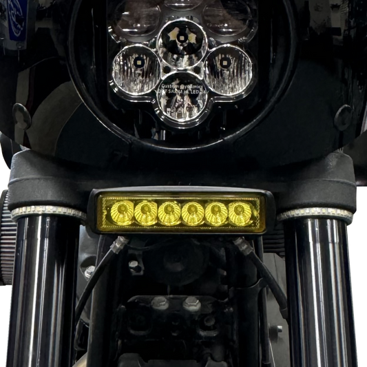 Custom Dynamics Front Light Bar Mount Bracket 2020-24 Harley Softail Low Rider S