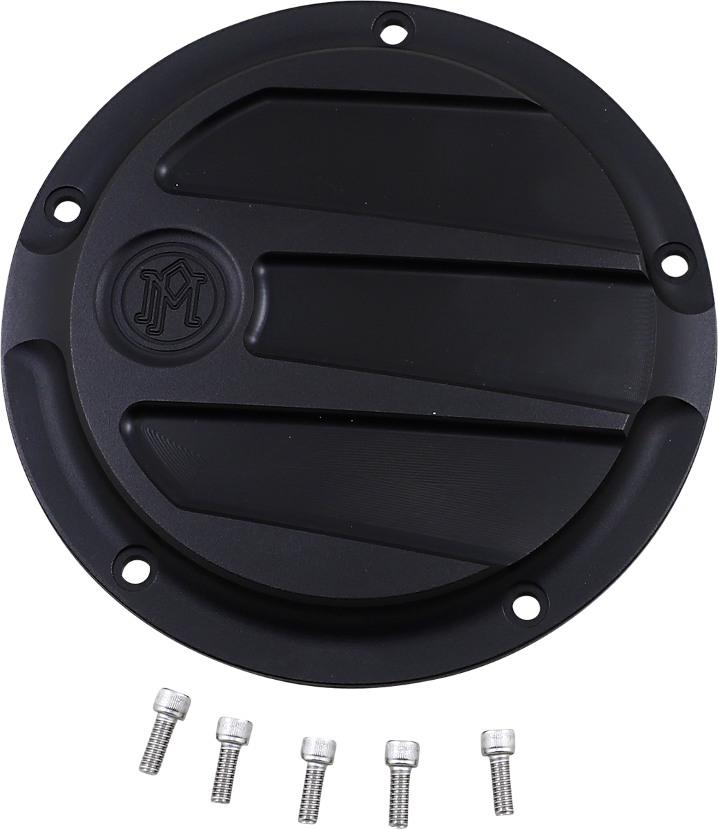 Performance Machine Black Ops Scallop Design Derby Cover 2015-2020 Harley FL
