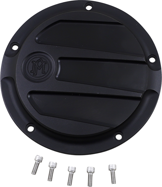 Performance Machine Black Ops Scallop Design Derby Cover 2015-2020 Harley FL