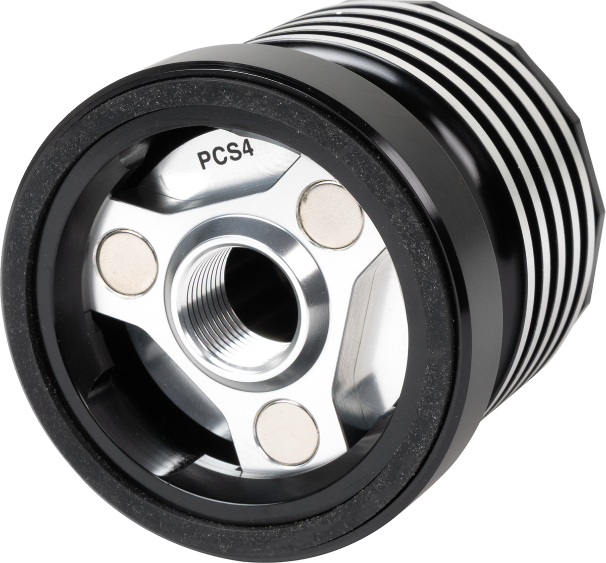 PC Racing Flo Black Reusable 304 Stainless Steel Oil Filter 1984-26 Harley