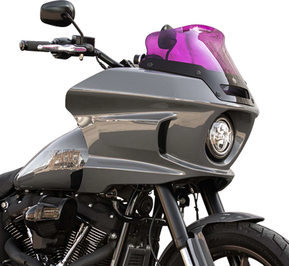 Klock Werks Kolor Flare 6" Purple Windshield 2022-2024 Harley Softail Low Rider
