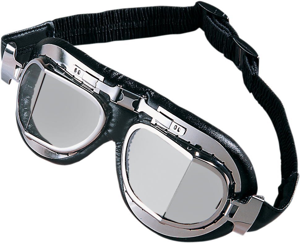 Drag Specialties Red Baron Unisex Clear Single Tinted Lens Goggles