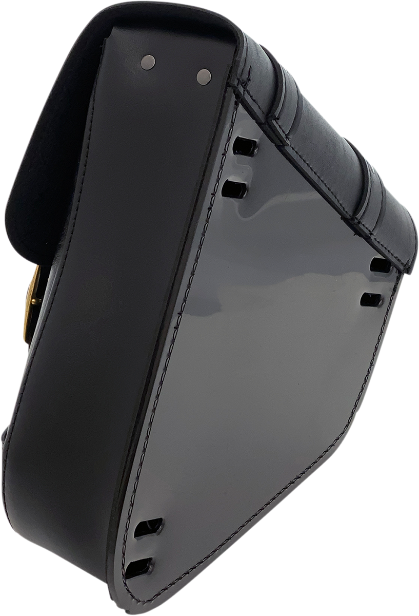 Willie & Max Motorcycle Black Swing Arm Saddlebag 1957-2021 Harley Sportster