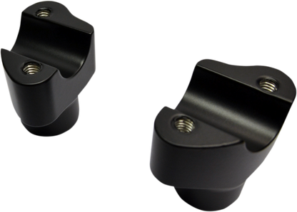 Drag Specialties Black Buffalo 1.5" Motorcycle Handlebar Risers Harley Davidson