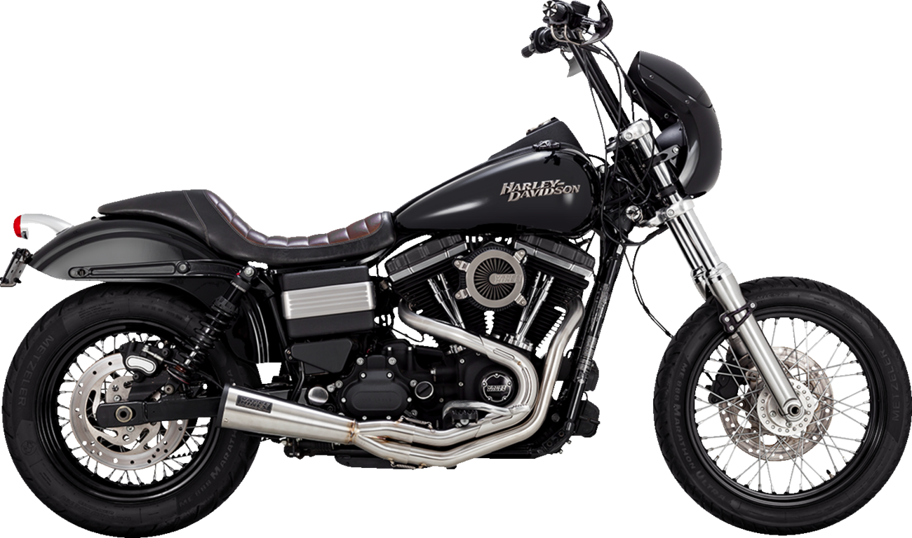 Vance & Hines Upsweep 2-1 Brushed Exhaust System fits 2010-2017 Harley Dyna FXD