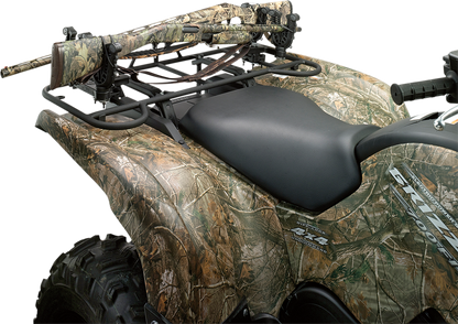 Moose Utility Division Black ATV Flexgrip Universal Double Gun Rifle Rack Holder