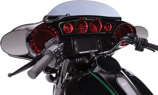 Ciro Shock & Awe LED Speaker Accent Kit fits 2014-2024 Harley Touring Models