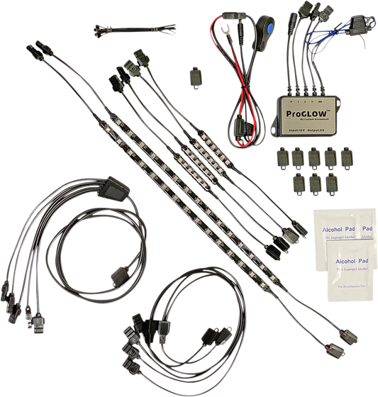 Custom Dynamics ProGLOW Color Changing LED Motorcycle Engine Accent Light Kit