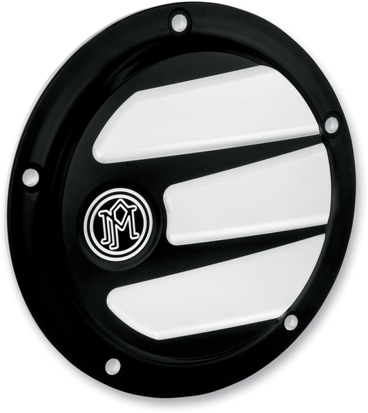 Performance Machine Contrast Cut Black Derby Cover 2015-2021 Harley Touring FLHX
