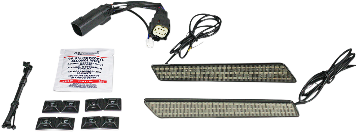 Custom Dynamics Smoke Saddlebag LED Latch Lights 2010-2013 Harley FLTRX FLHX