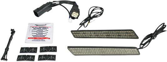 Custom Dynamics Smoke Saddlebag LED Latch Lights 2010-2013 Harley FLTRX FLHX