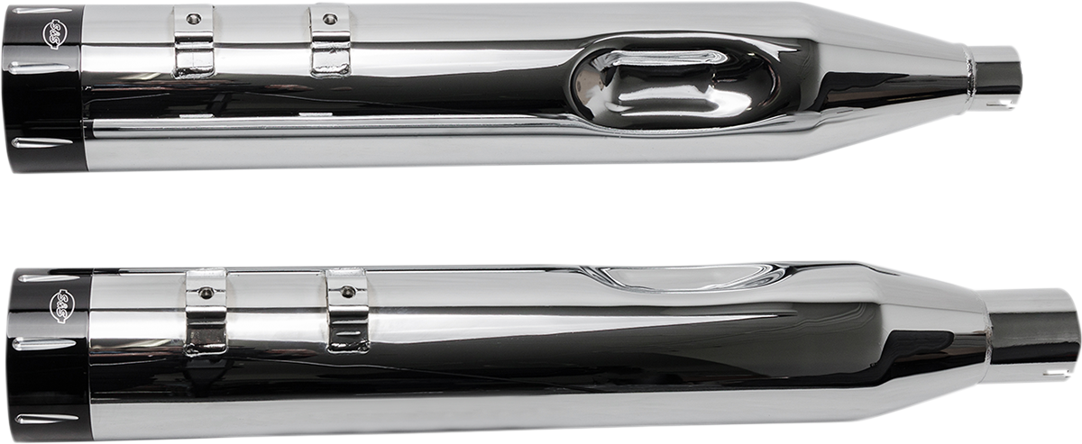 S&S MK45 Slip on Exhaust Mufflers 2017-2022 Harley Touring Street Glide FLTRX