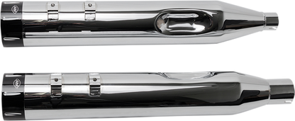 S&S MK45 Slip on Exhaust Mufflers 2017-2022 Harley Touring Street Glide FLTRX