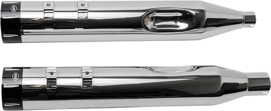 S&S MK45 Slip on Exhaust Mufflers 2017-2022 Harley Touring Street Glide FLTRX