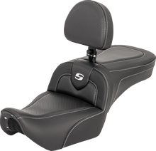 Saddlemen Roadsofa Carbon Fiber Seat & Backrest for 22-25 Harley Nightster RH975