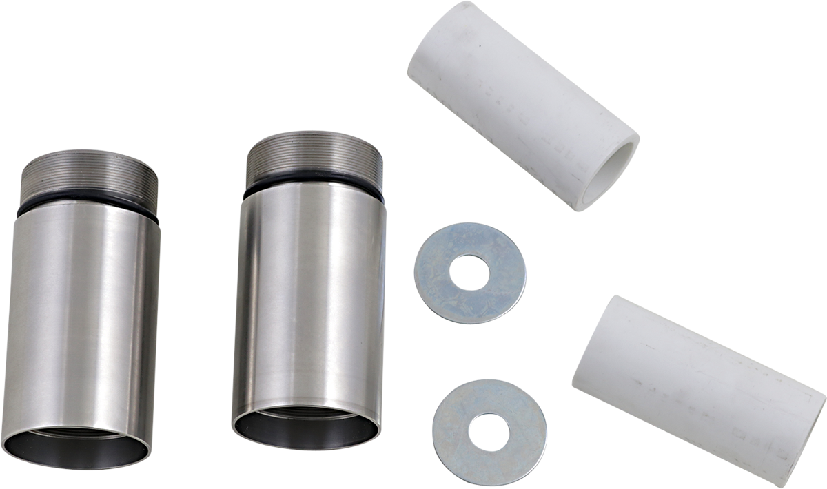 Cycle Visions Chrome +3" 49mm Fork Tube Extensions for 1987-2021 Harley Davidson