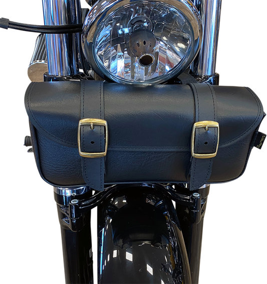 Willie & Max Brass Money Universal Motorcycle Front Fork Tool Bag Pouch Harley
