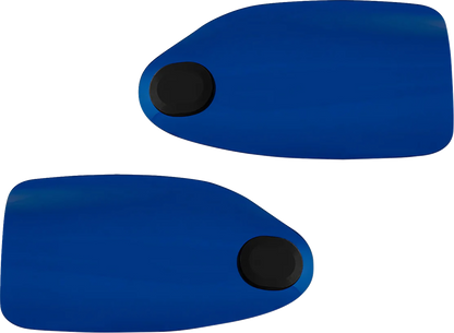 Klock Werks Flare Blue Hand Guards fits 2002-2025 Harley Hydraulic Clutch