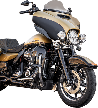 Klock Werks Flare 6.5" Clear Windshield for 2014-23 Harley Electra Street Glide