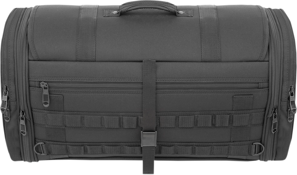 Saddlemen Black Textile Mesh TR3300DE Tactical Motorcycle Rack Bag for Harley
