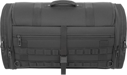 Saddlemen Black Textile Mesh TR3300DE Tactical Motorcycle Rack Bag for Harley