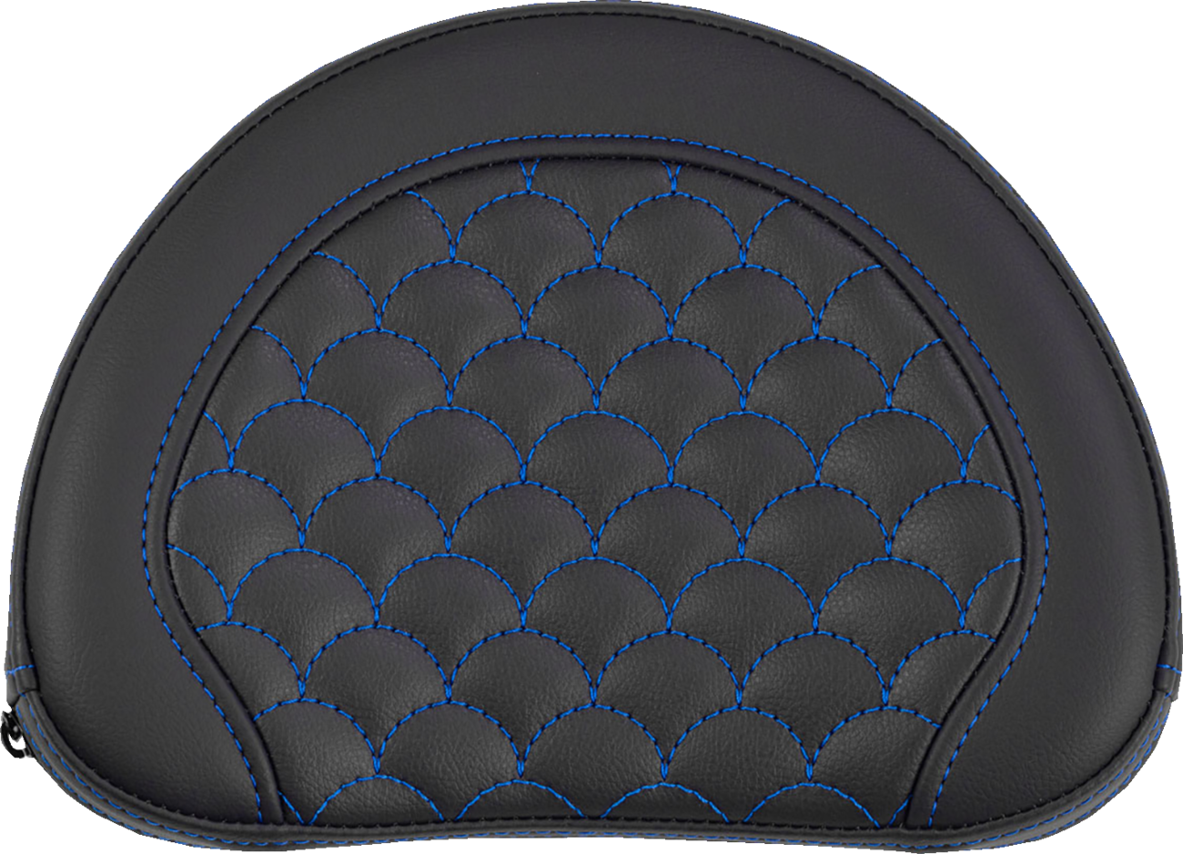 Saddlemen Contour Blue Dragon Scale Stitch Sissy Bar Backrest Pad for Harley