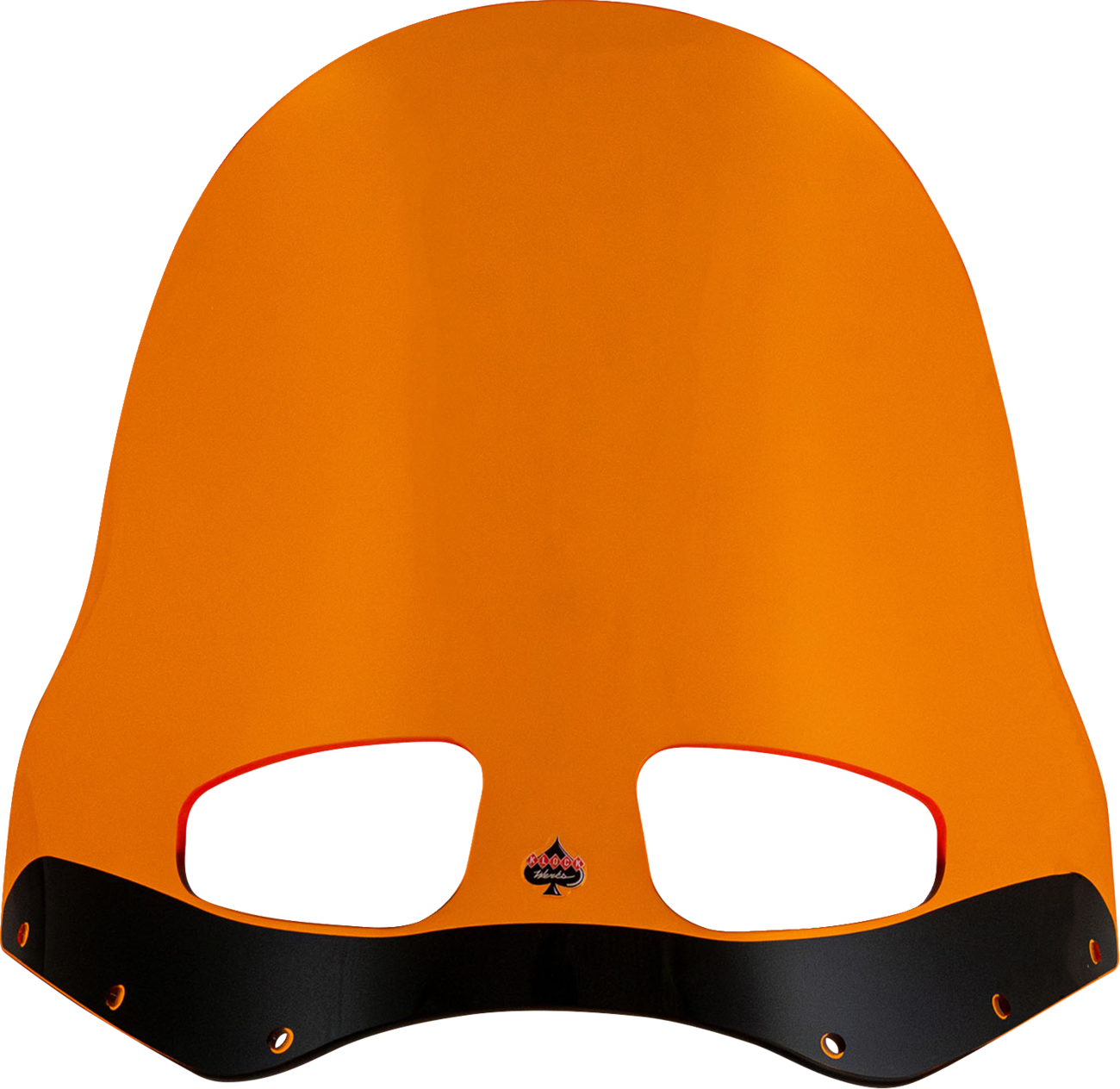 Klock Werks 15" Kolor Flare Orange Road Warrior Fairing Motorcycle Windshield