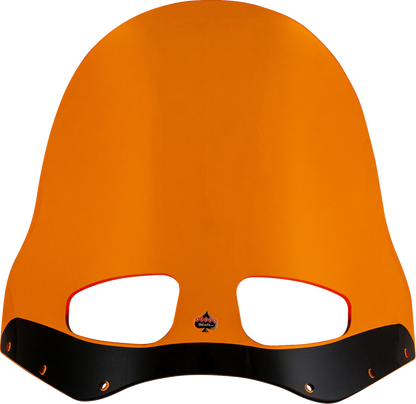 Klock Werks 15" Kolor Flare Orange Road Warrior Fairing Motorcycle Windshield
