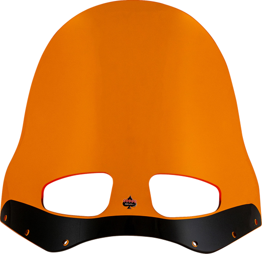 Klock Werks 15" Kolor Flare Orange Road Warrior Fairing Motorcycle Windshield