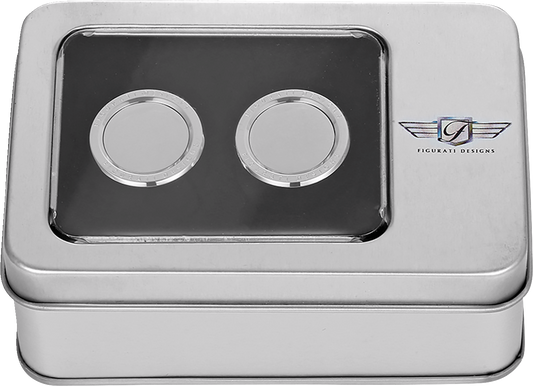 Figurati Designs Smooth Short Magnetic Docking Hardware Covers for Harley