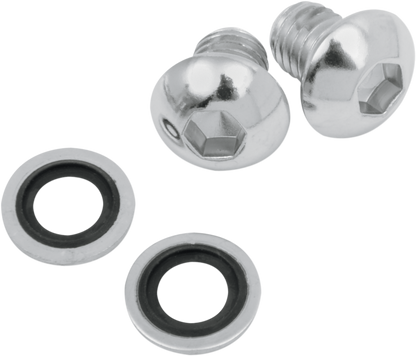 James Gasket Fork Drain Screw Washer Kit for 1977-2017 Harley Davidson