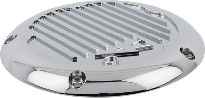 Thrashin Finned Chrome 5 Hole Derby Clutch Cover 2015-2021 Harley Touring FLHX