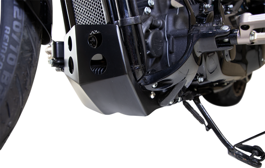 Speed Merchant Black Aluminum Front Skid Plate 2018-2020 Harley Softails FLS