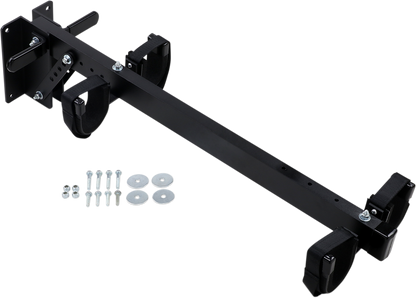 Moose Black Aluminum Quick Draw UTV Side by Side Front Center Gun Carrier
